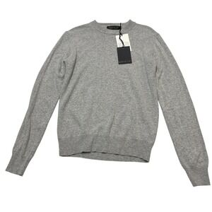 Maglificio Bartolini Sweater Womens S Gray Wool Cashmere Blend  Quiet Luxury